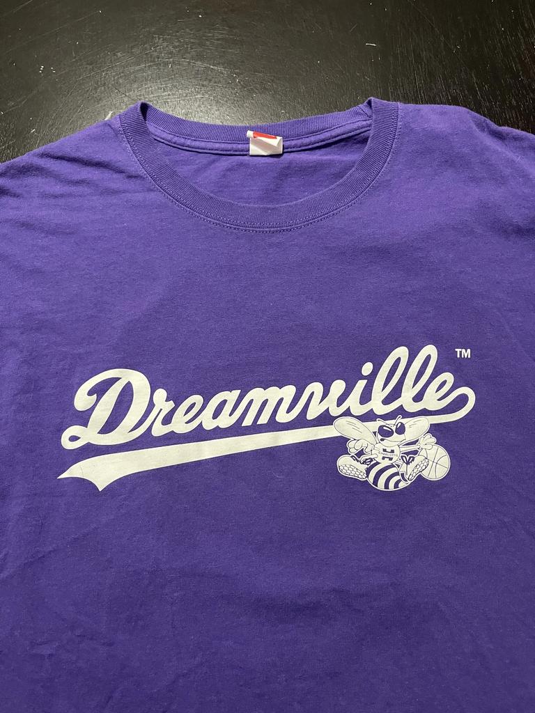 J Cole Exclusive Charlotte Hornets x Dreamville T-Shirt, Purple, Size: XL