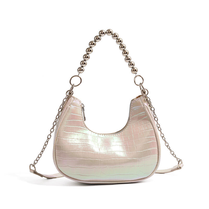 Neue Mode Damenhandtaschen Handtasche Schultertasche Europäisch Amerikanisch Neumond-Paket Flash-Trend Freizeit Vielseitig Achseltasche