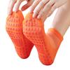 1 Pair Glue Point  Cotton Yoga Socks Sweat-absorbent Breathable Trampoline Socks Indoor Non-slip Floor Socks for Women and Men