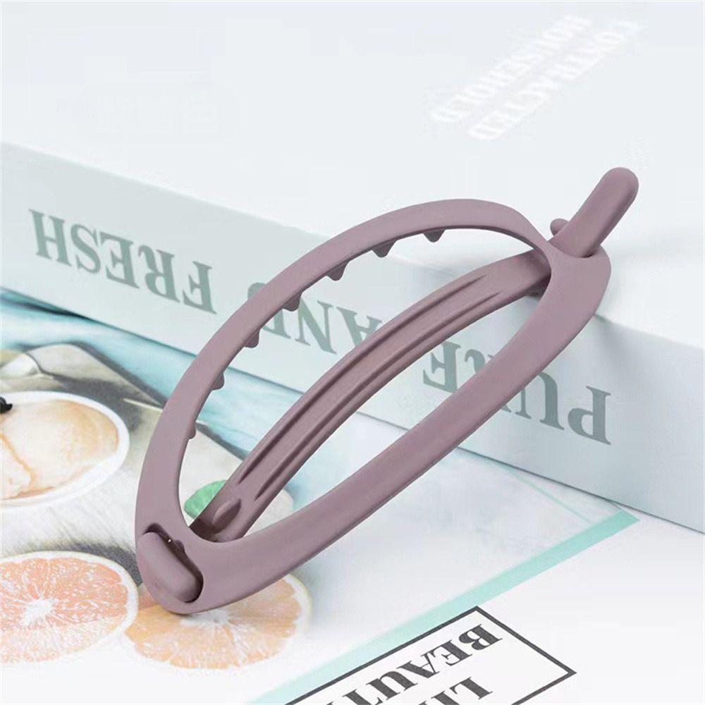 Top Clip Frosted Duckbill Clip Clamps Ponytail Holder Headwear Hair Claws  For Women Girls