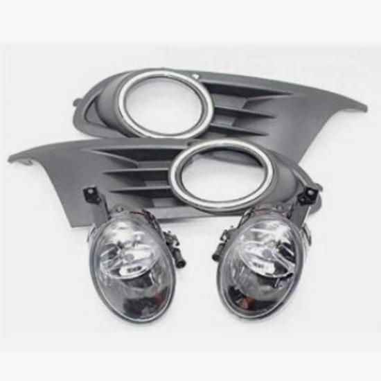Volkswagen Golf Mk6 Fog Light Grille Kit with Wiring (2009-2011) Bang Bao Shi