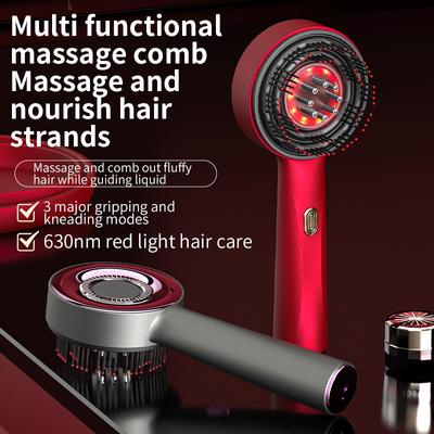 Professionelle Kopfhautmassagegerät mit Rotlichttherapie & Bian-Stein-Kamm - für Kopfentspannung und Haarpflegegerät