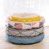 Round Dog Bed House Dog Mat Long Plush Cats Nest Dog Basket Pet Cushion Soft Warm Sleeping Pets Supplies Winter