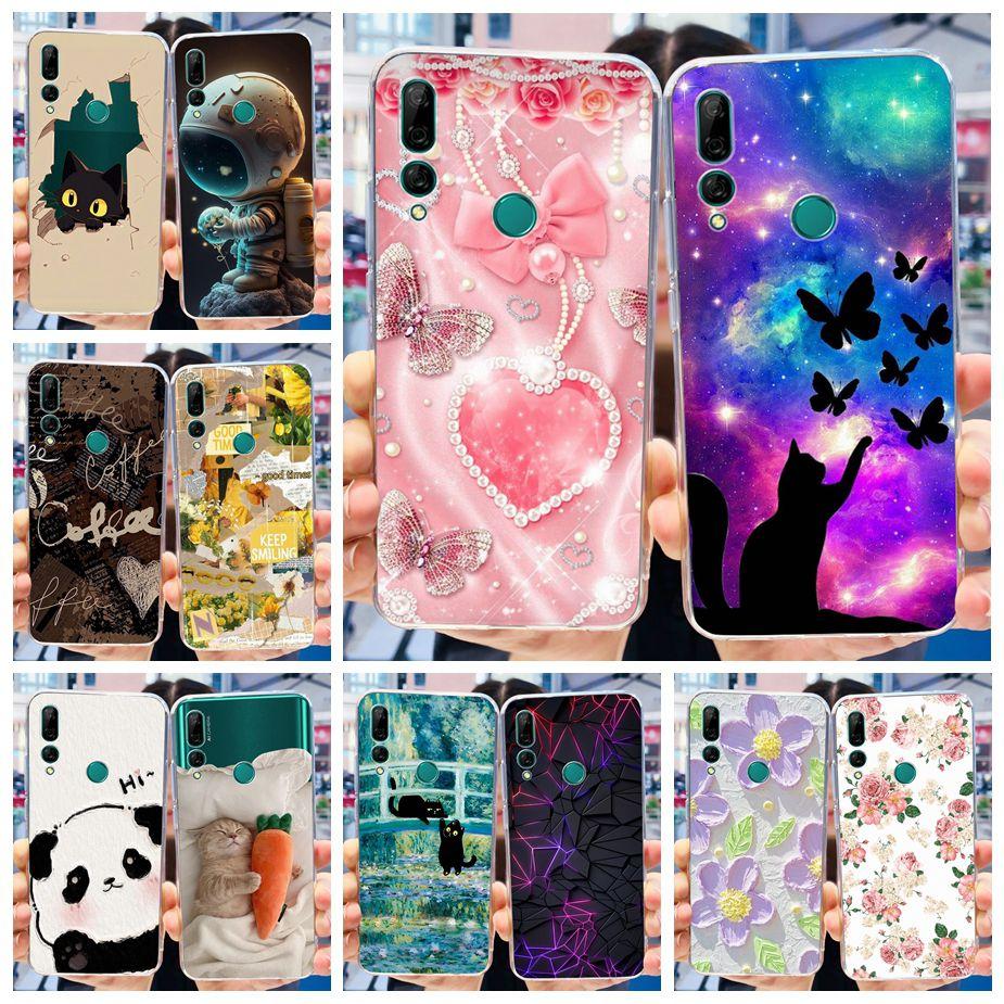 For Huawei Y9 Prime 2019 Case STK-L21 STK-L22 New Fashion Painted Cover Clear Silicone Shell For Huawei Y9 Prime 2019 Phone Case