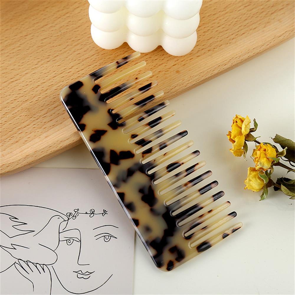 

Хвилясте волосся для жінок дівчат ацетатні гребінці для волосся гребінець для розплутування гребінець для волосся з широкими зубцями гребінець для перукарського мистецтва Style E