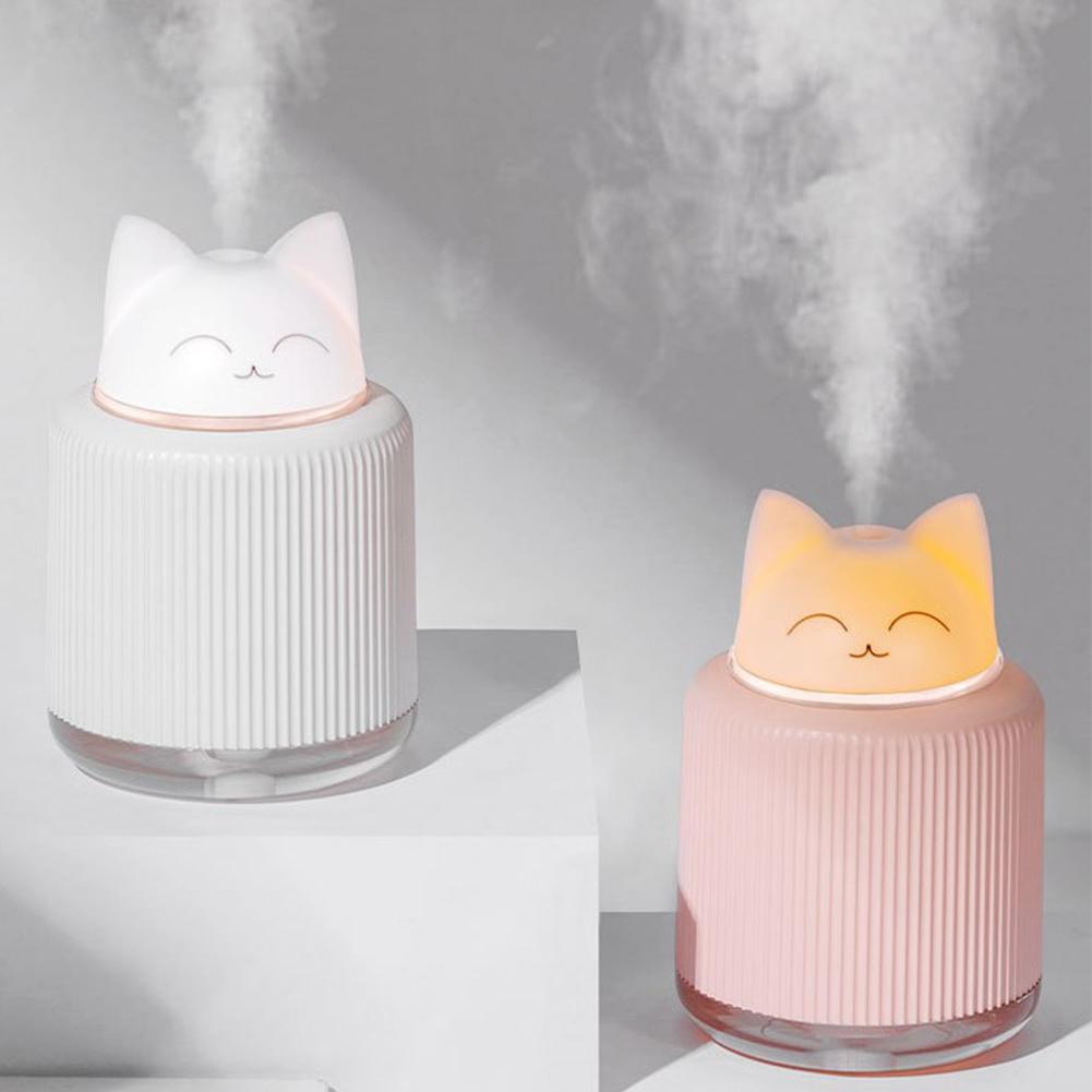 Mini Humidifier Humidifier USB 2 LED Colors Car Office Humidifier Cute Cat Shape Desktop Humidifier Perfume Brand New