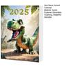 2025 Dinosaur Jule Nedtellingskalender Høytids Adventskalender med Samleobjekter Hengende Pynt Dinosaur Bokstav Akryl Flat Anheng Sett
