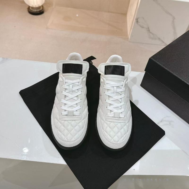 

High quality cowhide sneakers diamond leather casual lace-up versatile comfortable casual shoes women 35 белый