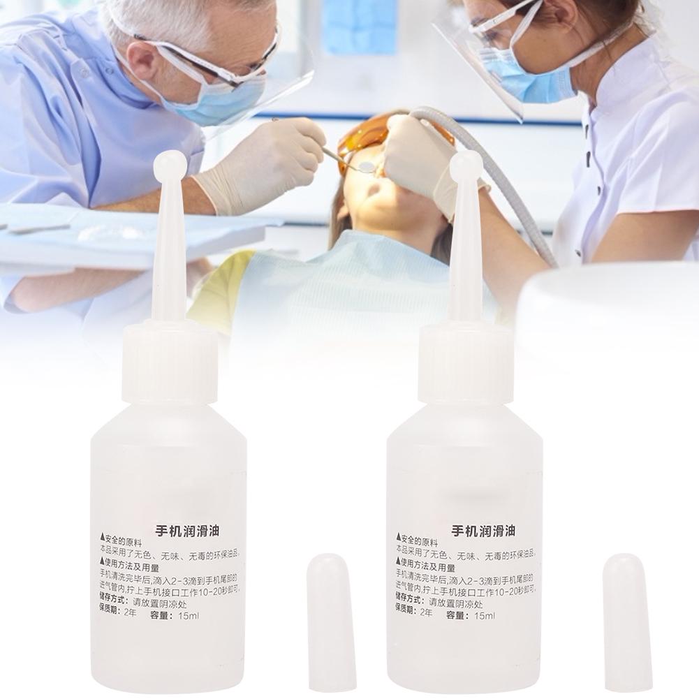 2pcs Dental Handpiece Lubricant Lube Oil for Dentist Handpiece Accessory