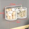 Round Kitchen Storage Rack Wall Mounted Space Saving Wall Mounted Storage Rack Multipurpose Vegetable Storage Basket Bathrooms