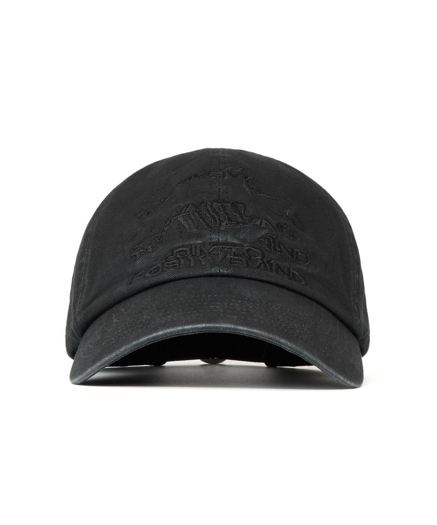 DIMITO Haze Cotton 6Panel Cap Washed Black