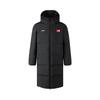Li Ning Down Jackets Unisex Black Hooded Thickened AYMV757-1