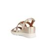 Geox Women S Comfort Daily Wedge Strap Sandal Sperica eS6 W1d35g03m84 Gold