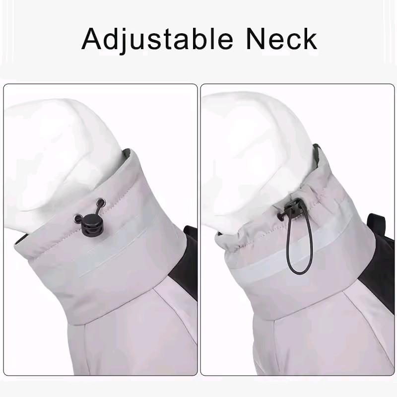 Autumn Winter Large Dog WarmClothes Waterproof Big Dog Jacket Vest With High Collar Pet Dog Coat Clothing For French Bulldog