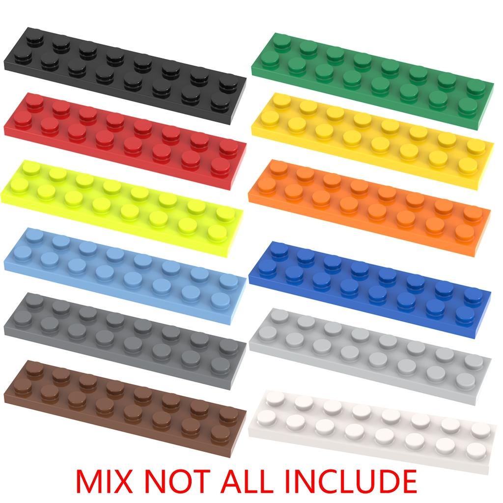 [Funbrick] 20pcs Plate 2x8 3034 Compatible with Famous Brand Building Block Classic Building Blcok Toys MOC DIY