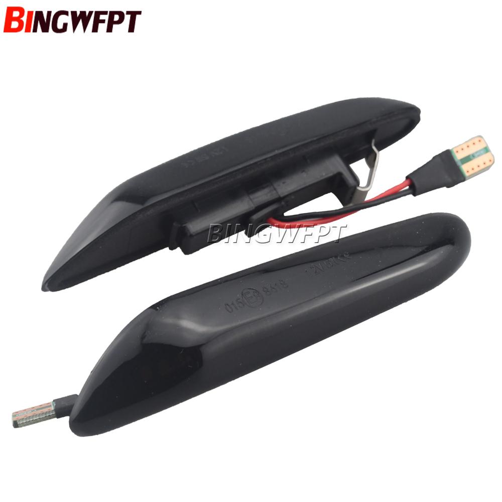 LED Turn Signal Side Marker Light Dynamic Flasher Blinker For BMW E46 E60 E61 E90 E91 E81 E87 E82 E88 E83 E84 E92 E93 X3 X1