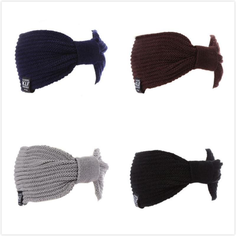 Buy Horizontal Stripe New Ladies Hair Band Knitted Ladies Headband Hair