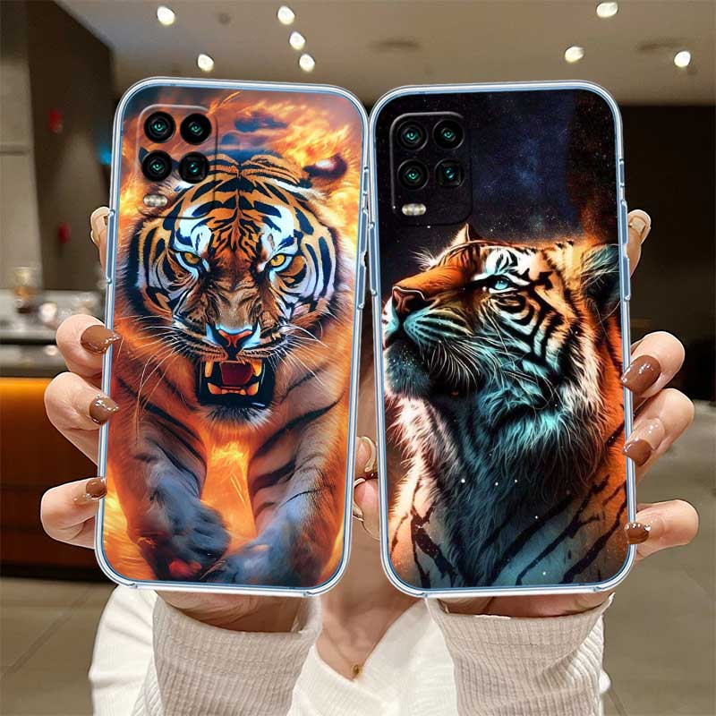 UP5 Animal Tiger Phone Case for LG K22 K30 K40 K40S K41 K42 K50 K50S K51 K51S K52 K61 K62 K71 K92 Q60 Q61 V40 V50 V60
