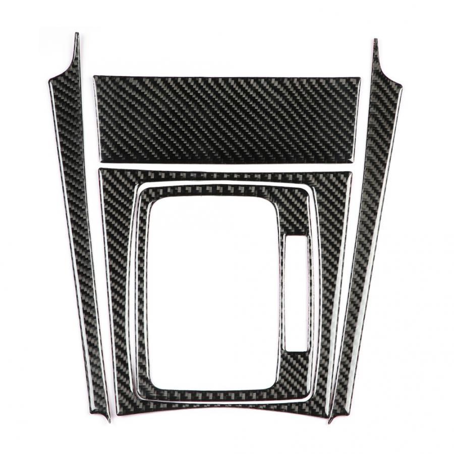 High Quality Car Gear Shift Carbon Fiber Panel Cover Trim for Mercedes Benz W204 C Class 2007 2008 2009 2010 2011 2012