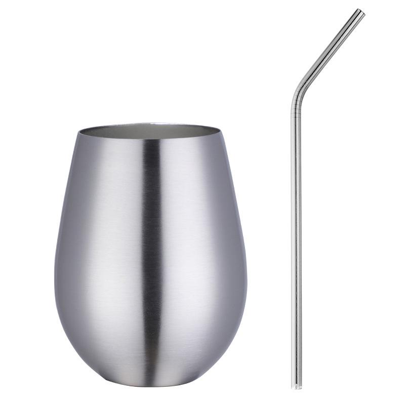 Creative 304 Stainless Steel Beer Mug - 500ml Large Capacity for Home and Bar Use
