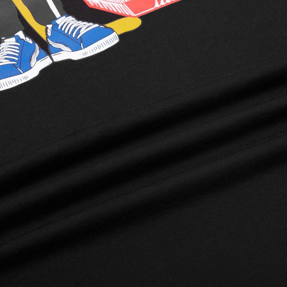 Puma Dylan Logo Printed Sports T-Shirt Men Tops Black 532730-06