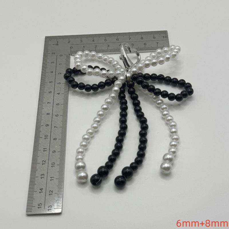 Korean Pearl Bow Shoe Buckle: Versatile Pearl String Shoe Accessory for Sneakers