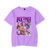 New K-Pop Demon Hunters Rumi Printed T-shirts for Women Men Summer Tee Shirt Men Casual Short Sleeve Round Neck Tops T-shirts