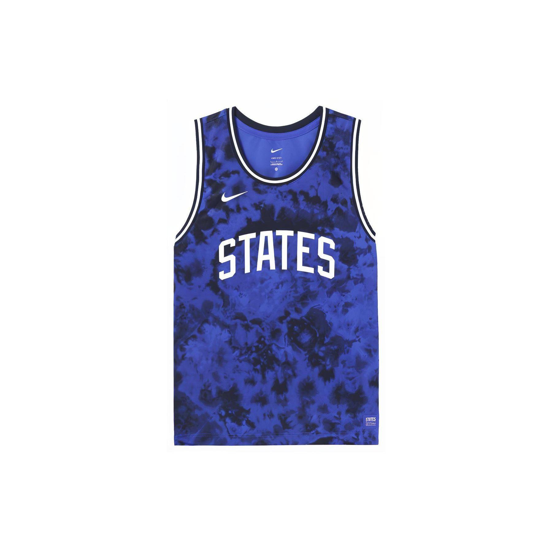 

Мужские баскетбольные майки с логотипом Nike Alphabet, ярко-синие DN1134-452 S