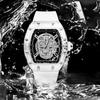 Luxury Quartz Men’s Wristwatch Male Watch for Man Watches Mechanical  Trend Automatic Transparent Ghost Head Waterproof