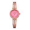 Rose Gold Bracelet Watches Women Ladies Rhinestone Quartz Wrist Watches