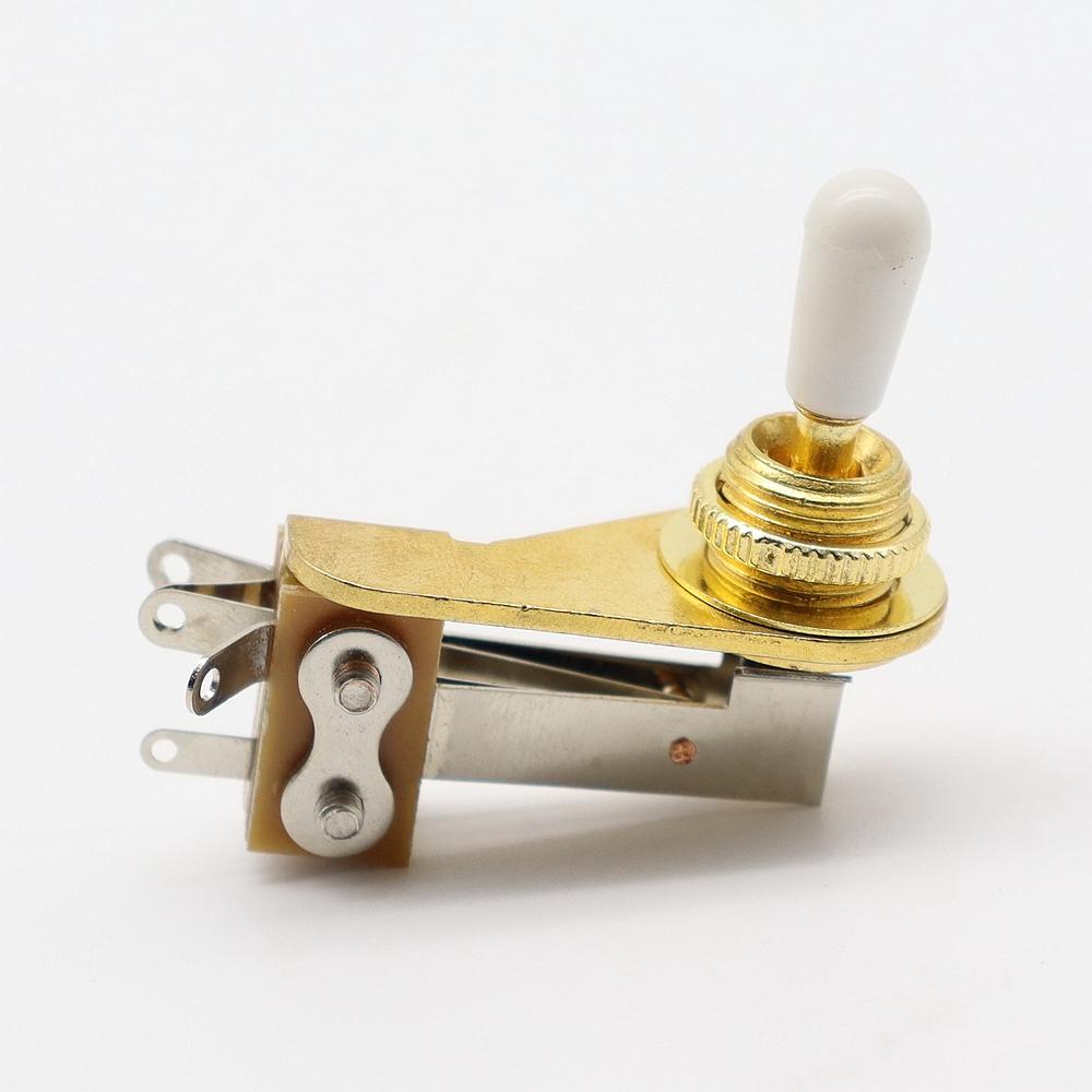1Pcs L Type 3 Way Guitar Switch Plastic Tip Guitar Pickup Selector Toggle Switch For Electric Guitar