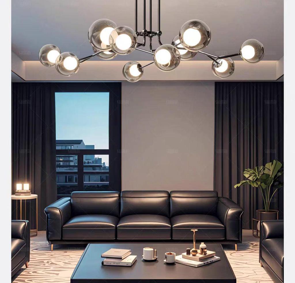 2025 Italian Minimalist Chandelier: Modern Living & Dining Room Light