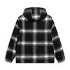 Lining Sports Lifestyle Series Plaid Zip-Up Hooded Versatile Loose Long Sleeve Shirt Men shirts AFDW137-3