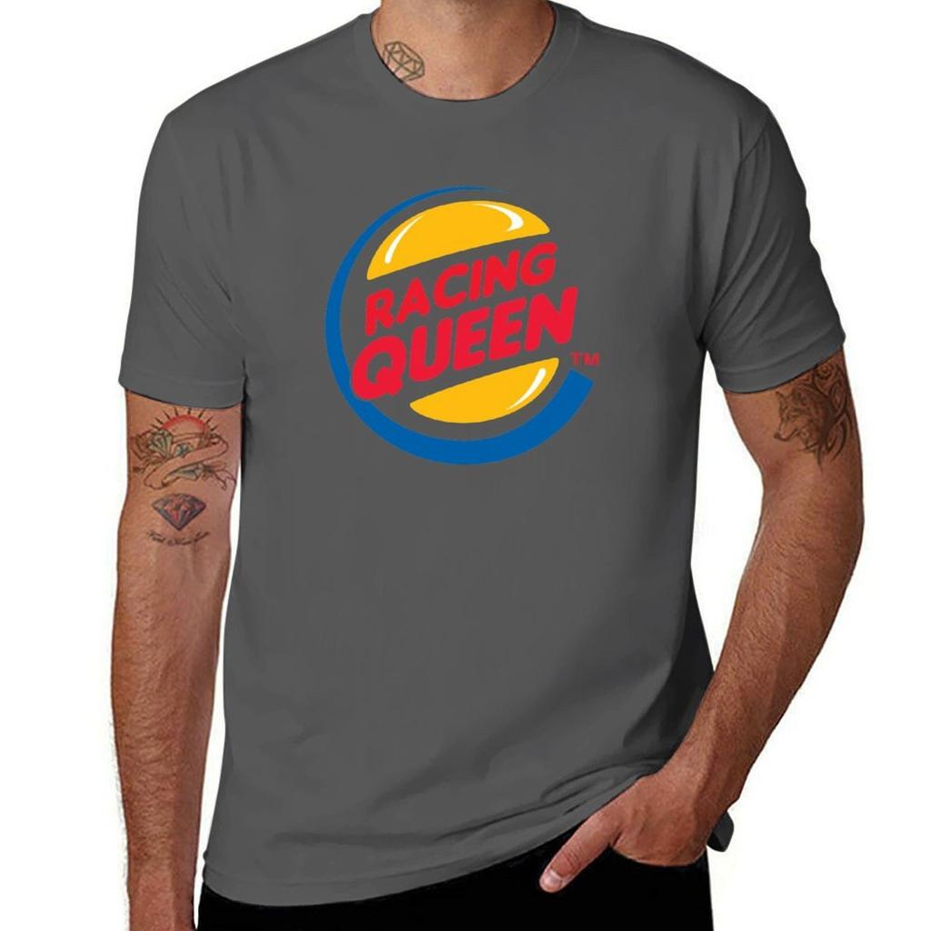 Racing Queen For The Best Racers In The Racing Tracks Tshirt Summer Print Short Sleeve Tee
