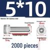 304 Stainless Steel Hex Socket Head Cap Screws, M2-M10, Extended Length