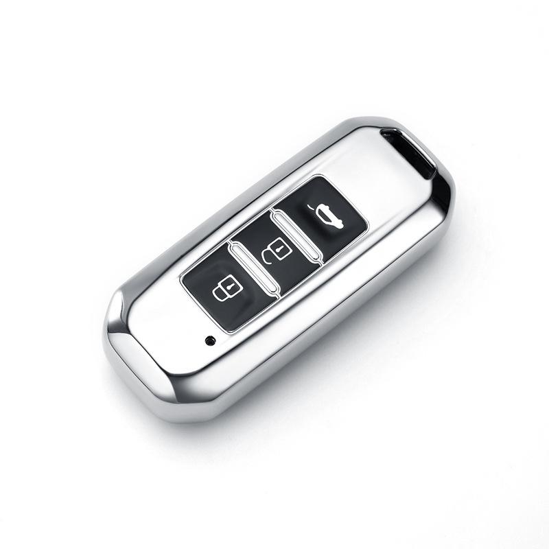 

Luxury Smart Key Cover for Baojun 510/560/730/530/E100 - 19-Key Shell with Buckle