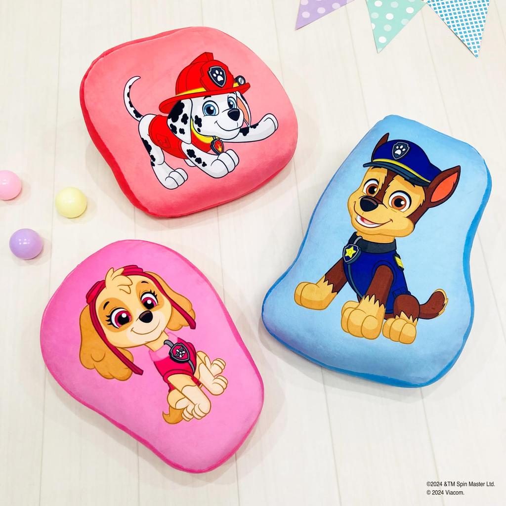 MORIPiLO Paw Patrol Skye Body Pillow Soft and Soft to the Plush Nap Morishita Pillows (Soft Die-Cut Cushion) Touch, Toy, Pillow, Pink, 38x30x10cm,