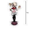 2021 Hot Anime Game Helltaker Standing Card Funny Acrylic Figure Model Desk Decor Stand Sign Fans Collection Prop Halloween Gift