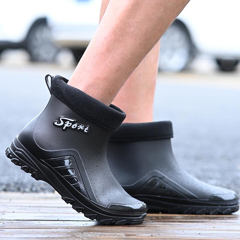 Men's Waterproof Non-Slip Fishing & Car Wash Boots