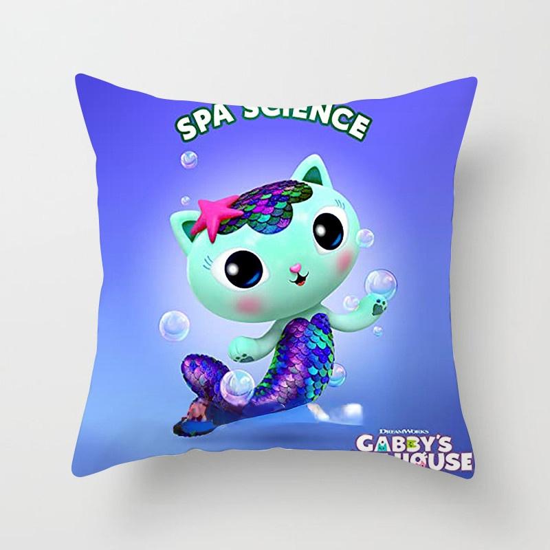 Kids Gabbys Dollhouse Gabby Cats Pillowcase 40x40cm 45x45cm Decorative Pillows 60x60