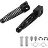 CHIFUN Motorcycle Foot pegs Front Footpeg Footrest Pedal Replacement for Kawasaki ZX-4R ZX4RR ZX4R ZX-4RR 2023-2024 CNC Aluminum Motorcycle Non-slip