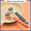 Long Handle Plastic Pot Brush Non-stick Oil Kitchen Stove Cleaning Brush No Dirty Hands Household Washing Utensil Cleaning Tool
