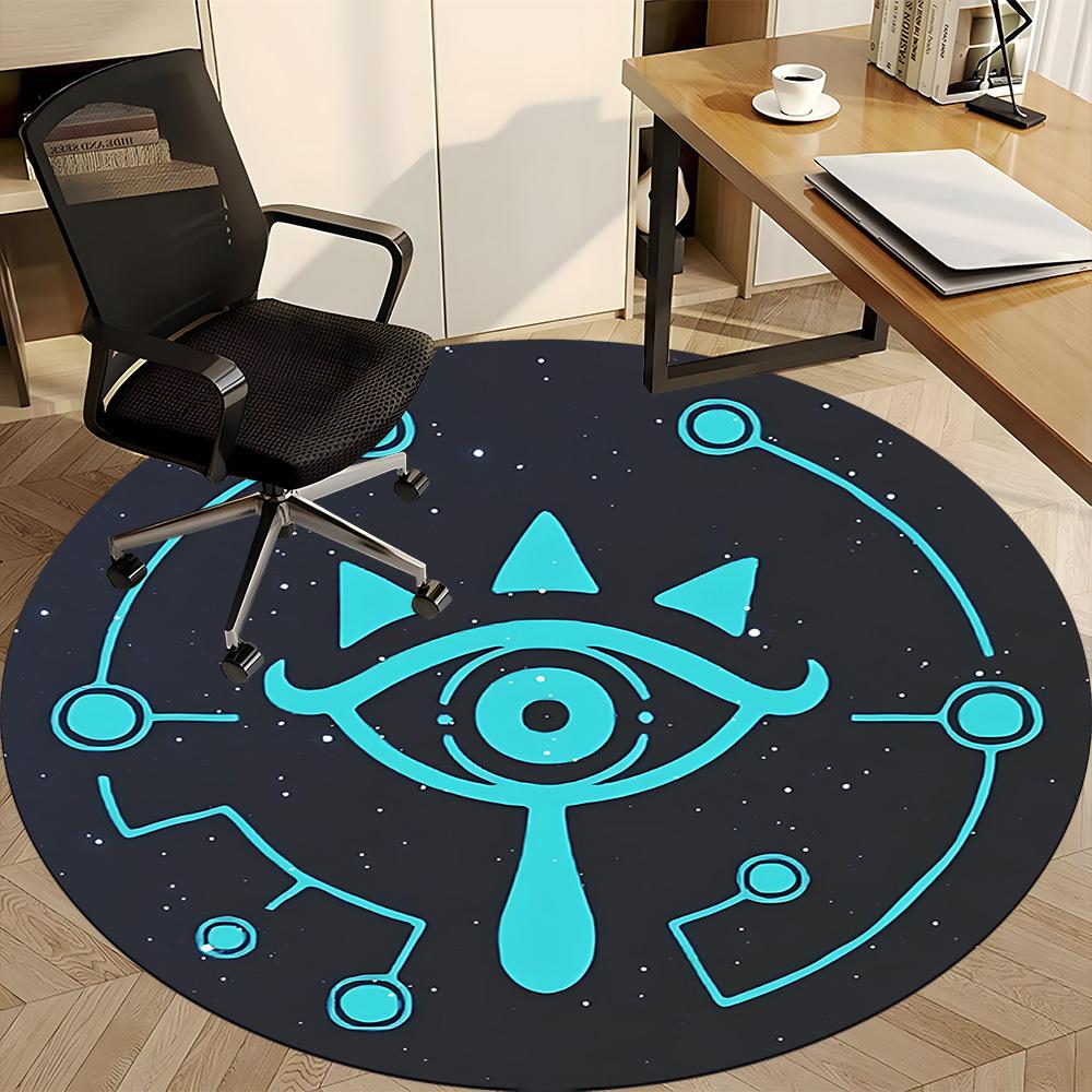 Legend of Zelda Office Round Area Rug,  Under Office Chairs Bedroom Living Room Home Decor a0908121