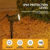 1-4pcs Solar 9 LED Ground Lights Outdoor IP65 Waterproof Brightness Adjustable Spot Light for Garden Backyard Driveway Patio Decor