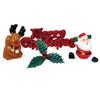 Anniversary House Cheerful Christmas Scene Cake Decorating Kit (Pack of 4)