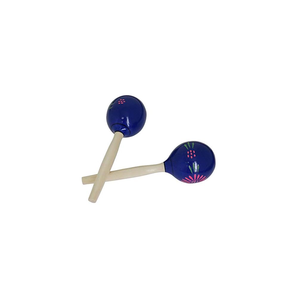 HOSCO Maracas, Round, Blue, 95 x 315mm, HP-MR-R/BL