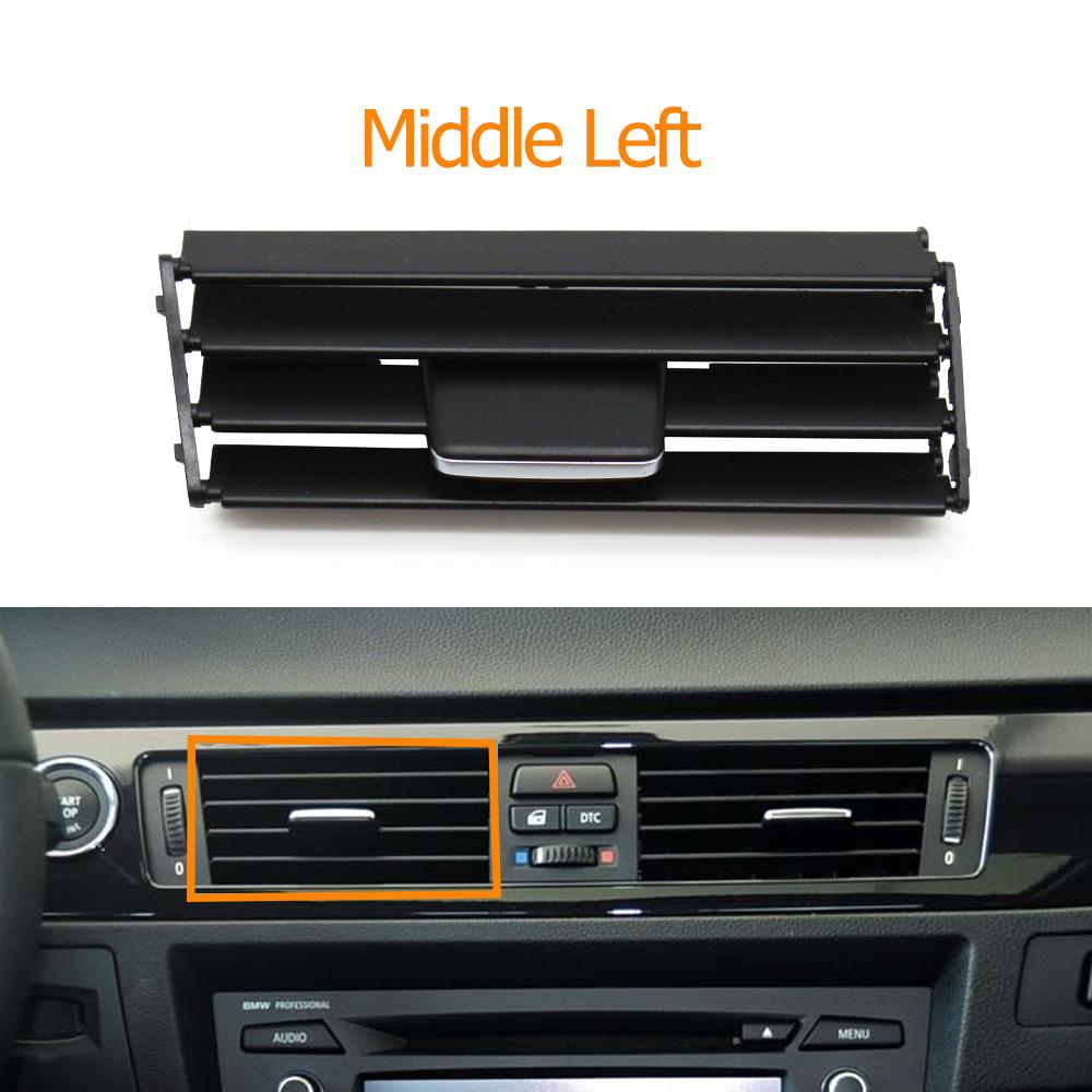 Dashboard Front Air Conditioning AC Vent Grill Outlet Repair Kit For BMW 3 Series E90 E91 E92 E93 2005 2006 2008 2009 2010 2012 Middle Left