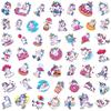 50 Unicorn Kids Stickers Ebaydiy Unicorn Star Love Children'S Room Stickers