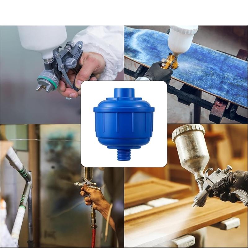 12Pcs Disposable Sprayer Filters with Standard 1/4Inch Threads Water Filter Cartridge Air Tool Accessory Enduring
