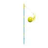Swingball 2 In 1 Multiplay All Surface Set - Tennis & Football Playset for Kids, Ages 6+ Years, Yellow/Blue